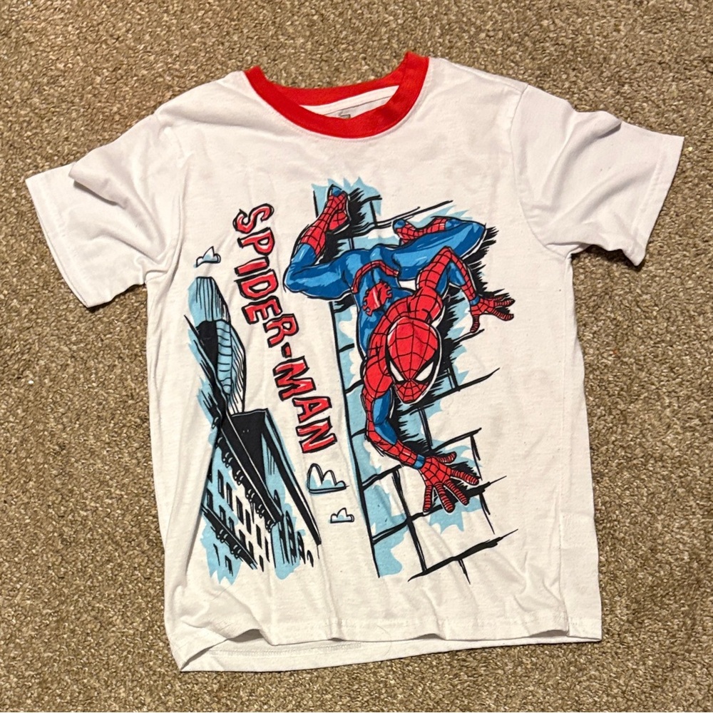 Spider-Man Baby Tee - White and Red